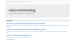 Desktop Screenshot of educoutinho.com.br